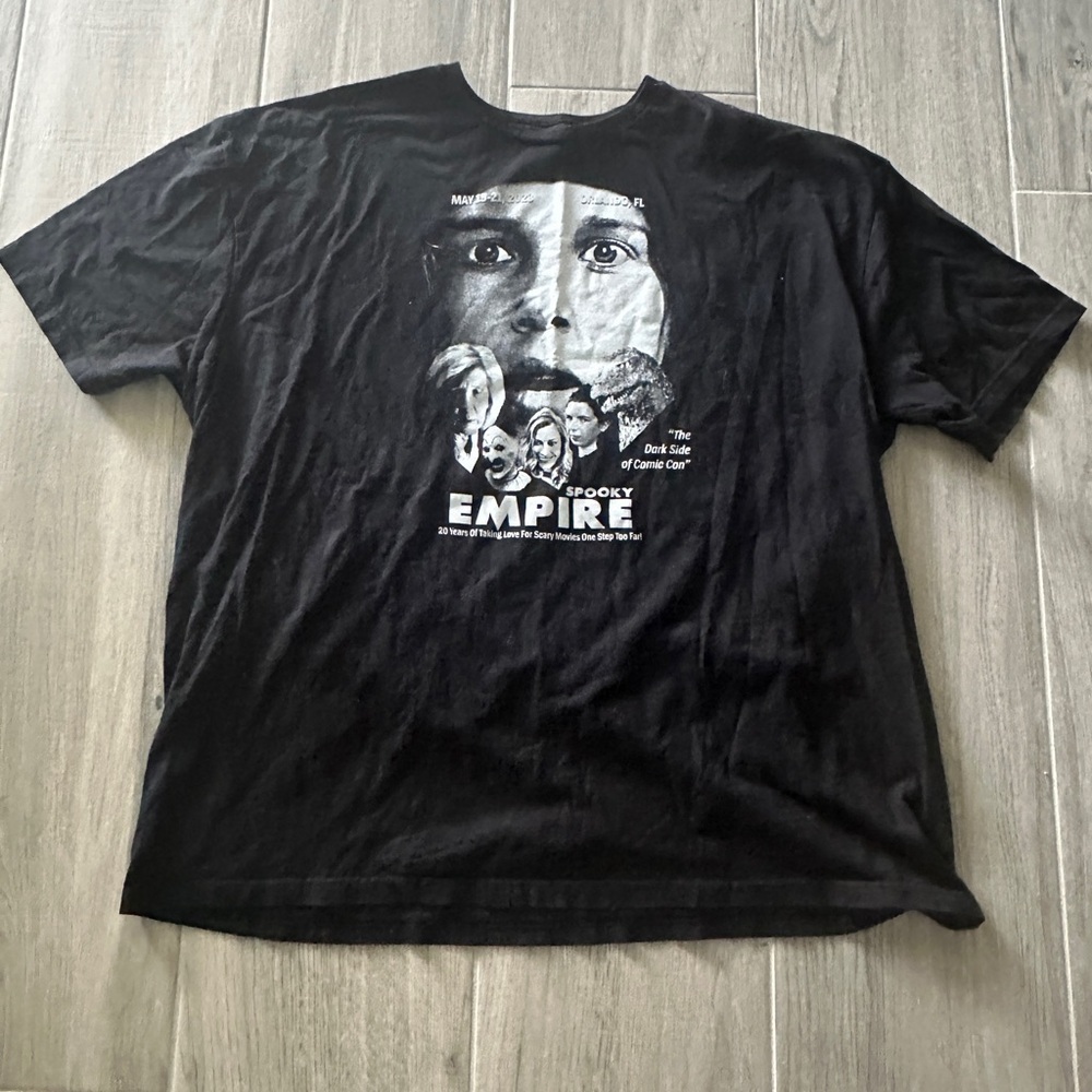 May 2023 Spooky Empire Orlando black T-shirt size 3XL